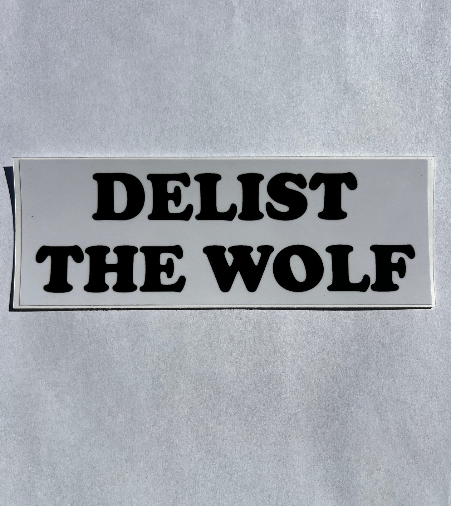 DELIST THE WOLF
