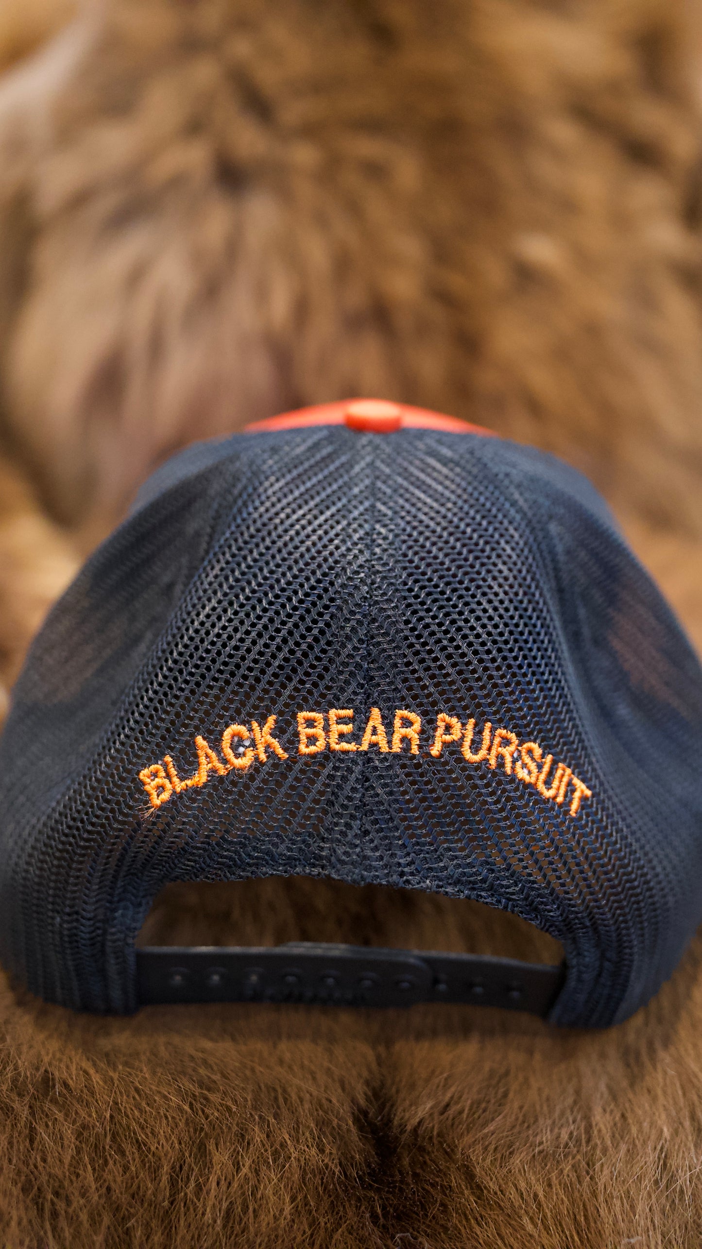 BBP Bear Hunter Logo Hat - Hunters Orange/Black