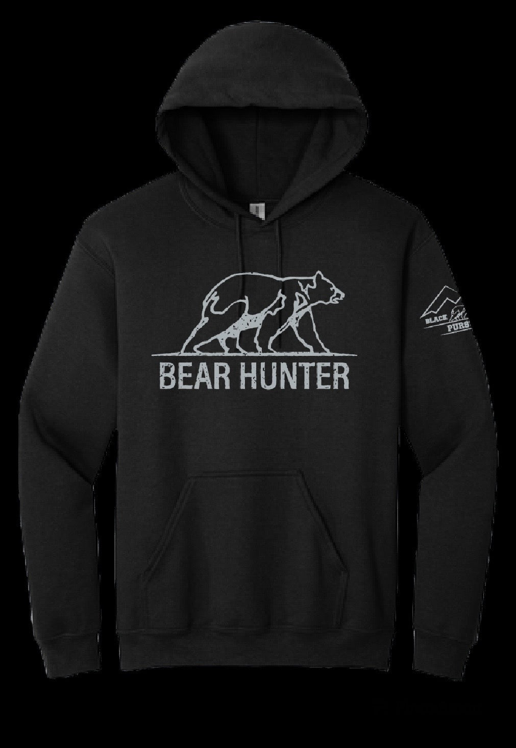 Bear Hunter Hoodie - Black