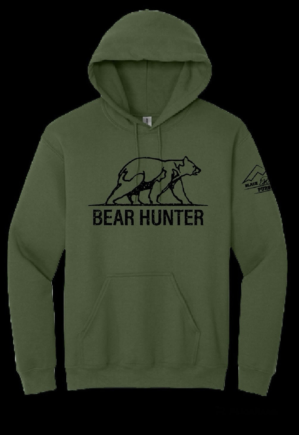 Bear Hunter Hoodie - Light Olive