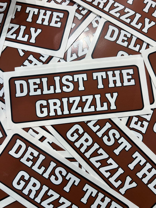 DELIST THE GRIZZLY