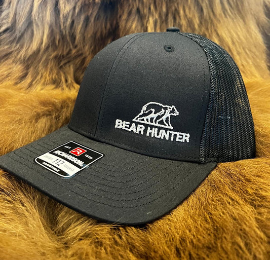 BBP Bear Hunter Logo Hat - Jet Black