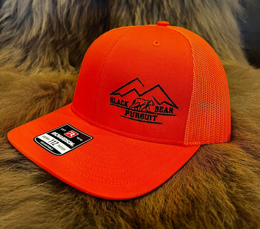 BBP Bear Hunter Logo Hat - Solid Blaze Orange