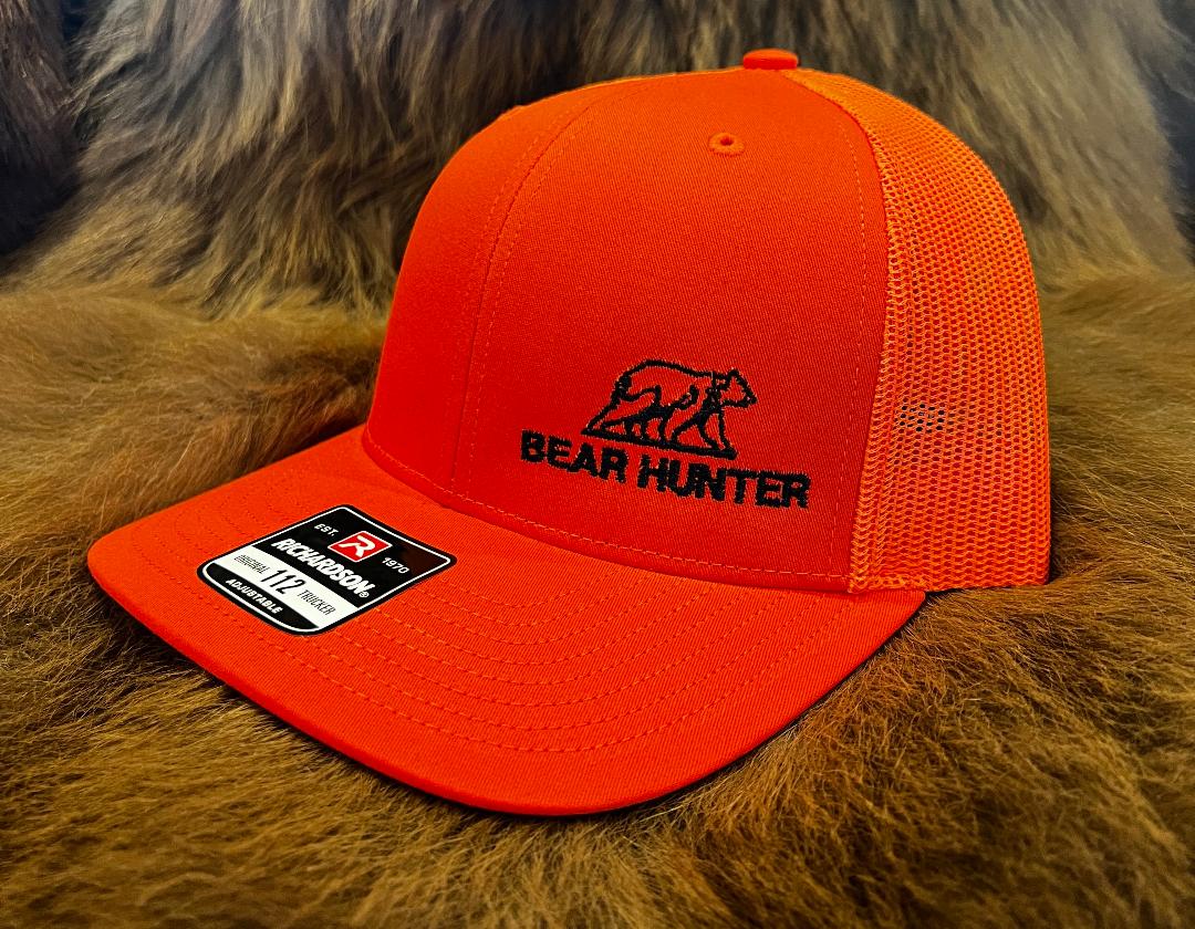 BBP Bear Hunter Logo Hat - Solid Blaze Orange